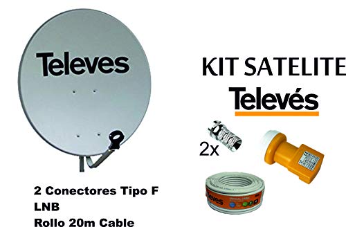 Antena de satélite para televisão por satélite Televes Televes - Pontes e roteadores - antena, satélite, televisão, satélite, Televes
