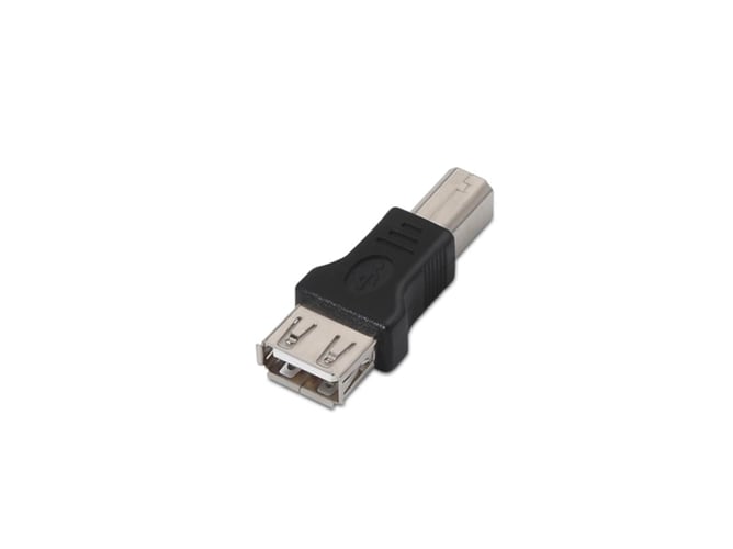 Cabo Adaptador NANOcable 10.02.0002 USB 2.0 B para USB 2.0 A Preto NANOCABLE - Cabos de armazenamento e transferência de dados - usb, adaptador, preto, 1,6 cm