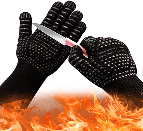 Luvas para Churrasco (Recondicionado Como Novo) Opaceluuk - Luvas de forno e pegadores de panelas - resistente a altas temperaturas, fácil de lavar, resistente à queimadura