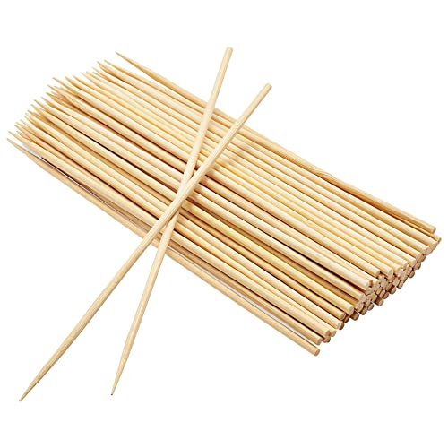 EXNIMA 100 Peças de Madeira 10 cm (Recondicionado Como Novo) EXNIMA - Espetos e palitos de comida - 100 peças, 10 cm, madeira, construção