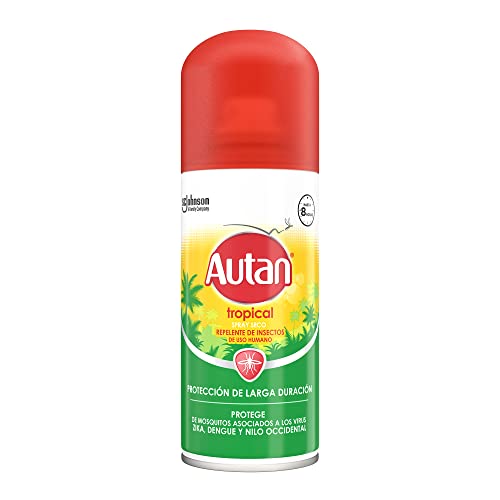 Autan Tropical Repelente em Spray 100 Ml Autan - Repelente de insetos para a pele - spray, 100 ml, repelente, tropical
