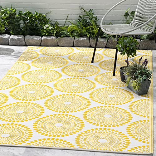 Tapete Exterior Impermeável FAB HAB Rio Amarelo (90x150cm) Fab Hab - Tapetes - impermeável, 90x150cm, geométricos, interior exterior