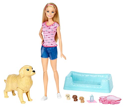 BARBIE: Nascimento dos Cãozinhos (Idade Mínima Recomendada: 3 anos) Barbie - Conjuntos de brinquedos - barbie, nascimento, cãozinhos, idade mínima recomendada