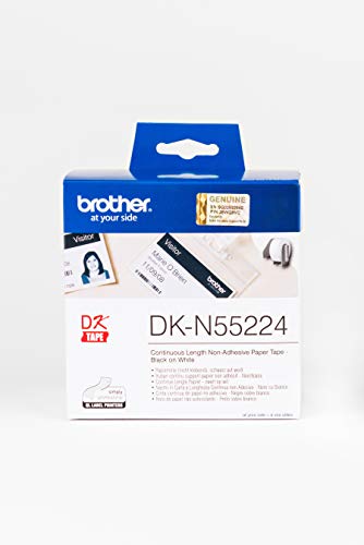 Fita para Etiquetadora Brother DK-55224 Preto Brother - Fitas de etiquetas e recargas - preto, 3000 páginas, jato de tinta