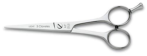 Tesoura de Cabelo CLAVELES St Light (6.5 cm) 3 Claveles - Banho e corpo - tesoura, cabelo, 6.5 cm
