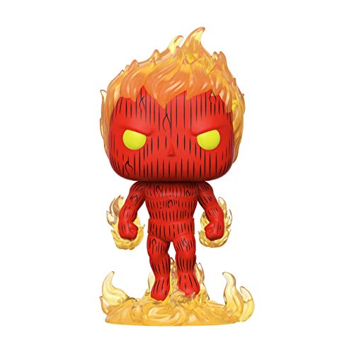 Figura FUNKO POP! Marvel: Fantastic Four - Human Torch 556 Funko - Bonecos de ação e brinquedo - marvel, Fantastic Four, human torch, vinil