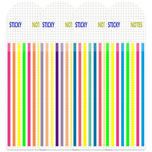 Etiquetas Adesivas para Livros e Papéis LINAERSHAO - Notas autoadesivas - 640pcs, sticky notes, marcadores, transparentes