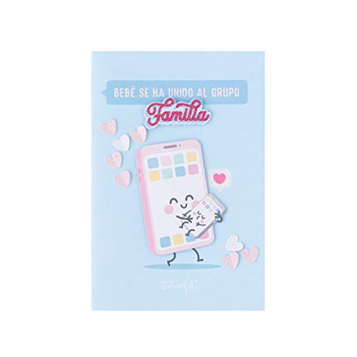 Figuras de Ação MR. WONDERFUL BABY'S JOIN THE FAMILY GROU Mr. Wonderful - Cartões de cumprimentos e de nota - bebés, família, envio, postal