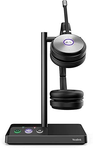 Auscultadores com Microfone YEALINK WH62 Dual Teams Yealink Network - Fones de ouvido e headsets - binaural, preto, com fios, 3.5 mm
