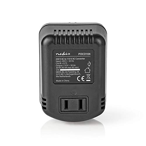Adaptador e transformador STARTECH.COM PXT1-230EU NEDIS - Transformadores de voltagem e reguladores - conversor, transformador, interior, preto