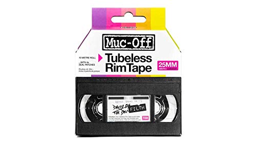 Fita de Borracha MUC-OFF Tubeless Rim Tape (25 mm) MUG3B - Peças de roda de bicicleta - fita de borracha, adesivo, resistente à água, resistente ao frio