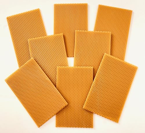 Cera de Abelha Natural 300 Grs 10 Folhas 13X21 Cm mielarlanza - Materiais de arte e artesanato - cera natural, absorvente, hidratação, emoliente