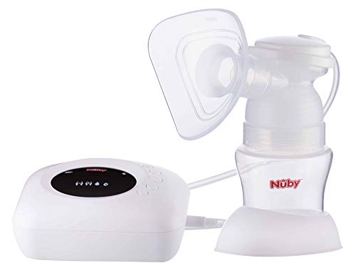 Biberão Eléctrico NUBY (Branco - 0-6 meses) Nuby - Acessórios para bomba de mama - lactação, 0-6 meses, silicone, digital