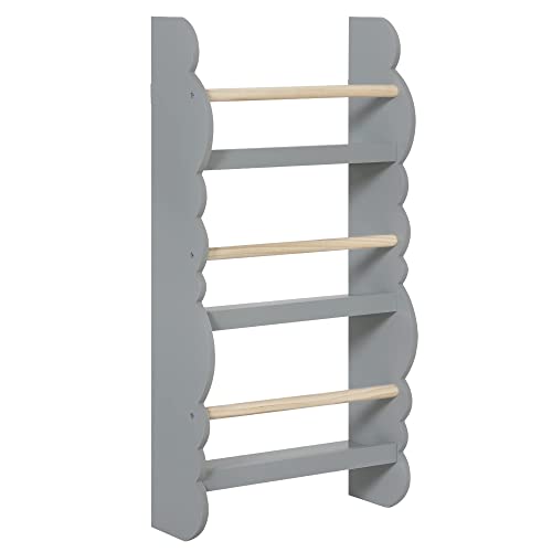 Estante para Livros Woltu | Cinzento (Goodies) WOLTU - Estantes e prateleiras de pé - livros, cinzento