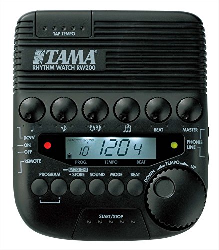 Controle de Ritmo TAMRON RW-200 (Preto) TAMA - Metrônomos - controle de ritmo, preto