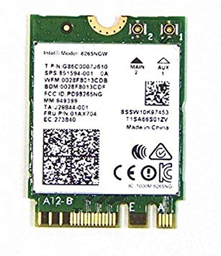 Placa de Rede INTEL Dual Band Wireless-AC 8265 + Bluetooth Intel - Placas e adaptadores de rede - dual-band, wireless-ac, bluetooth