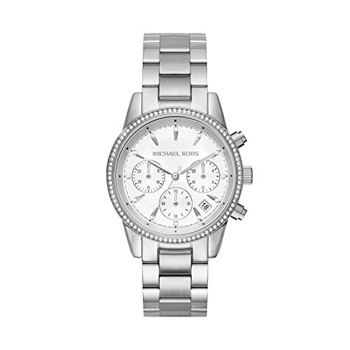 Michael Kors 40Mm Esq. Relógio para Mulher Cinzento Michael Kors - Relógios - 4,0mm, cinzento, aço inoxidável, feminino