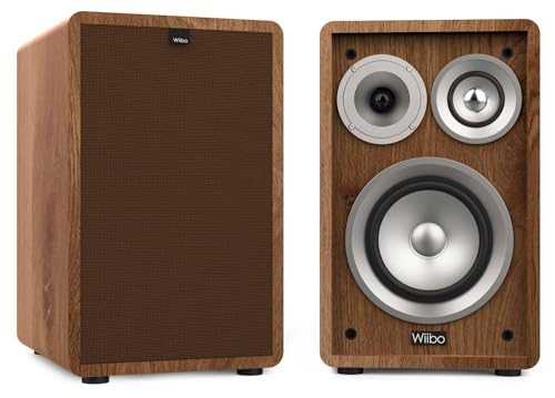 Coluna Wiibo Vintage 6 Walnut (Colunas) Wiibo - Alto-falantes - madeira, castanho, 20w, 13cm