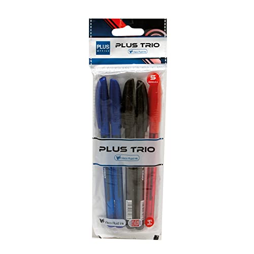 Caneta de Feltro PLUS Trio (Multicor - Ponta 0.7mm) MAKRO PAPER - Canetas - ponta 0.7mm, multicor, tinta fluída