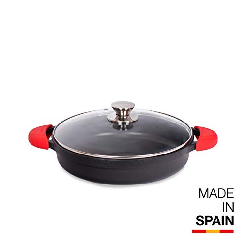 Caçarola Valira 4136/25 | Preto (Acessórios de cozinha) VALIRA - Travessas de forno - Ø 28 cm, antiaderente, preto