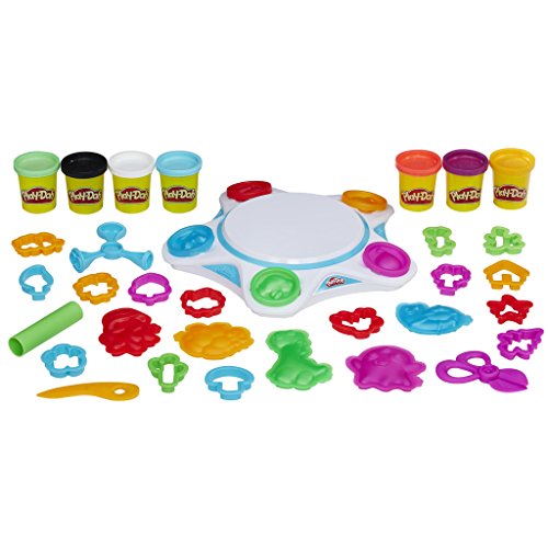 PLAY DOH Kit de Animais Fantásticos (Idade Mínima Recomendada: 3 anos) PLAY-DOH - Massa de modelar e putty - 4 moldes, 3 barras plasticina, 2 personagens, 2 animais fantásticos