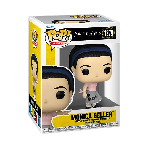 Figura FUNKO Pop! Friends: Waitress Monica Funko - Brinquedos - monica, uniforme, bandeja de comida