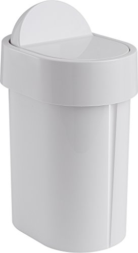 Caixote do Lixo GEDY 80090200300 (Branco - 15 x 21 x 34 cm) Gedy - Lixeiras e cestos de lixo - branco, 15x21x34 cm