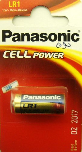 Pilha não recarregável PANASONIC LR1 (2 unidades) Panasonic - Baterias de uso geral - aa, 1.5v, 900mah, alcalino
