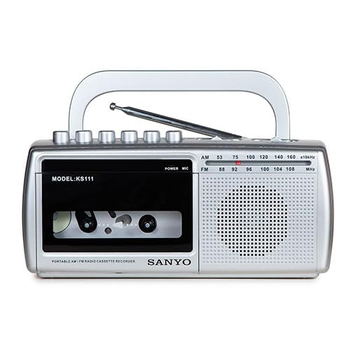 Rádio SONY KS-111 (Preto - Digital - FM/AM - Pilhas) SANYO - Áudio - preto, digital, fm/am, pilhas
