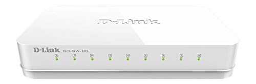 Switch D-LINK GO-SW-8G (8 Portas Gigabit - 1000 Mbps) D-Link - Concentradores e comutadores - 8 portas, gigabit, 1000 mbps, compacto