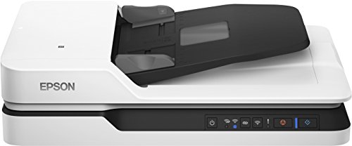 Epson WorkForce DS-1660W Flatbed 600 x 600 dpi A4 Preto, Branco scanner de documentos Epson - Digitalizadores - epson, workforce ds-1660w, flatbed, 600 x 600 DPI, a4, preto branco
