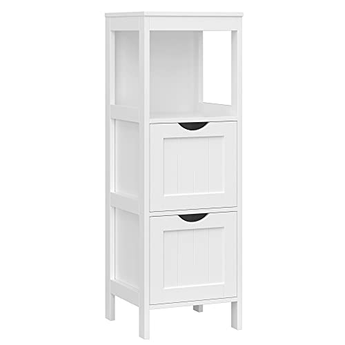 Armário de Casa de Banho VASAGLE | Branco (Cozinha e Casa de Banho) SONGMICS - Armários de armazenamento e armários de bloqueio - branco, cozinha, casa de banho