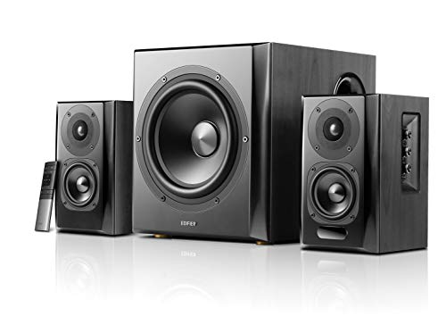 Conjunto de Colunas EDIFIER S351DB (PC e Smartphone - 150 W) Edifier - Alto-falantes - colunas, subwoofer, madeira, 150W