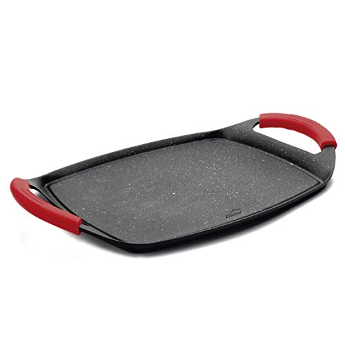 Grelhador de Placas LACOR 25536 (Aço Inoxidável) Lacor - Chapas e grelhadores - placas metálicas, alumínio fundido, antiaderente, fácil limpeza