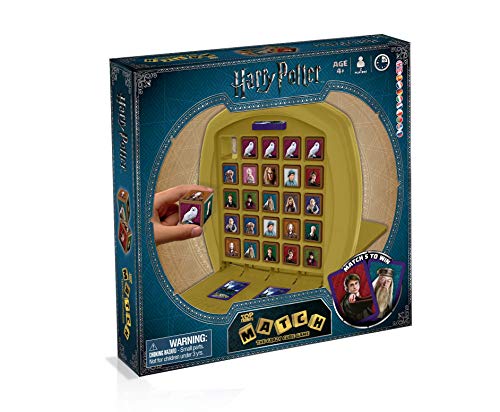 Jogo de tabuleiro WINNING MOVES Top Trumps Match Harry Potter (8 anos) Winning Moves - Jogos - 25 cubos, personagens originais, quinze cartas, 15 personagens