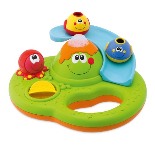Brinquedo de Banho CHICCO Bubble Island (0.5 anos) Chicco - Brinquedos - 0.5 anos, bolhas mágicas, escorrega, moinho