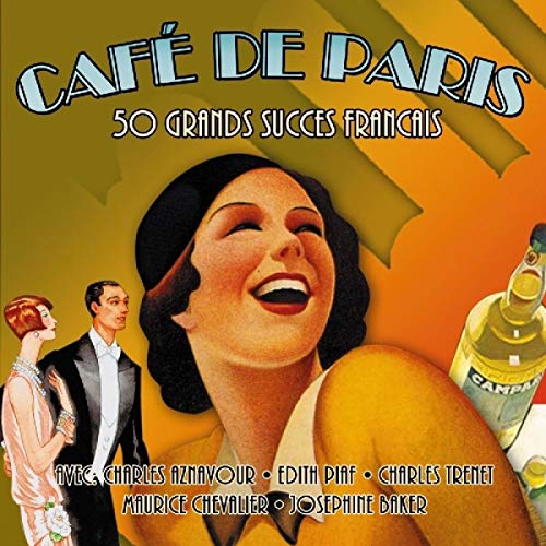 Café de Paris - 50 Grandes Éxitos Franceses NOT NOW - Cds de música - colecção, música francesa, 50 temas, edith piaf