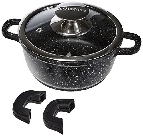 Panela com Tampa KAMBERG (Alumínio - Preto) Kamberg - Fornos holandeses - alumínio, preto, 1 l, tampa