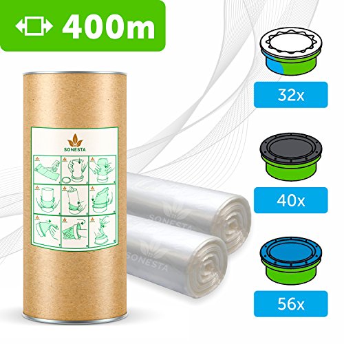 Recargas para Máquina de Lavar Roupa TOMMEE TIPPEE (400 unidades) SONESTA - Acessórios para balde de fraldas - recargas, máquina de lavar roupa, tommee tippee, 400 unidades