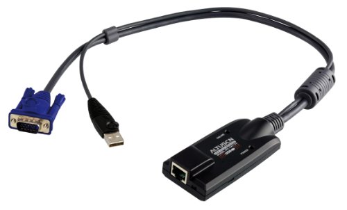 Adaptador ATEN KA7170 (USB e VGA - Preto) ATEN - Cabos kvm - usb, vga, plug & play, preto