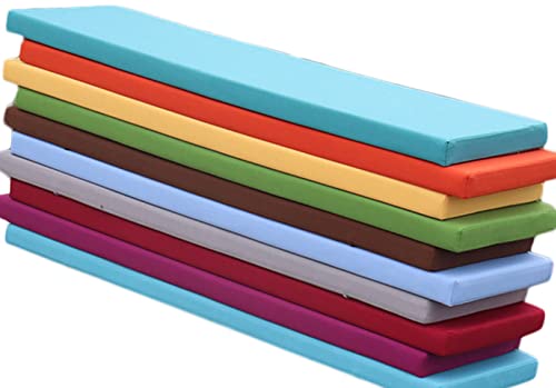 Almofada de Banquinho Impermeável 180X40X5Cm Laranja BangDon - Almofadas - impermeável, 180x40x5cm, laranja