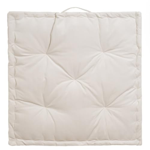 Almofada para Cadeira de Jardim LOLAHOME Branco (60 x 10 x 60 cm) LOLAhome - Almofadas decorativas - branco, jardim, 60x10x60 cm