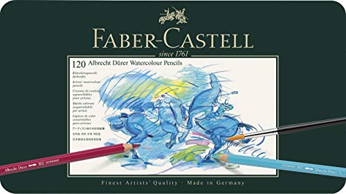 Lápis de Cor FABER CASTELL 120 Unidades (Multicor) Faber-Castell - Lápis - multicor, 120 unidades, mina resistente, variedade de técnicas