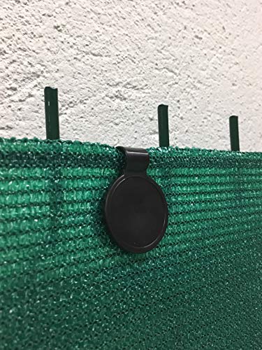 Edenvista 1000 Clipes de Fixação com Proteção Antiraios Uv edenvista - Acessórios para cercas e portões - proteção antiraios UV, resistente ao vento, resistente à chuva