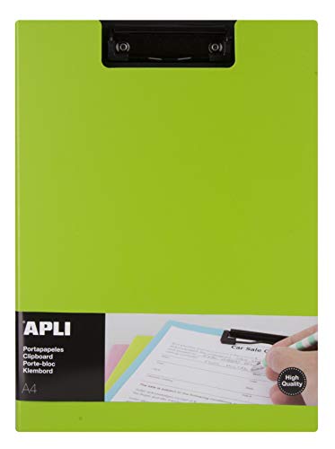 Porta-Blocos APLI AGIPA Verde (A4 - Polipropileno e Espuma) APLI - Pranchetas - a4, polipropileno, espuma, verde