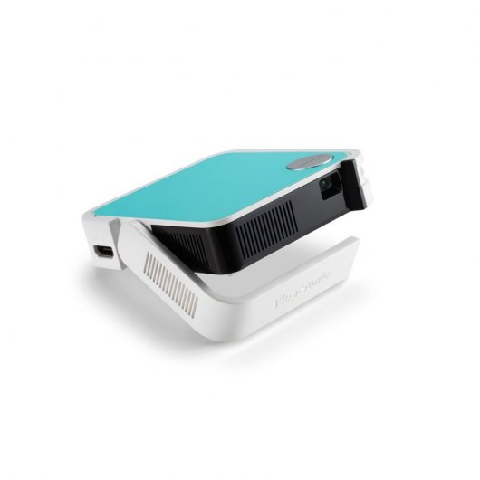 Projetor VIEWSONIC M1 Ultra-Mobile Branco e Azul Viewsonic - Projetores multimídia - wvga, 120 lm, branco, azul