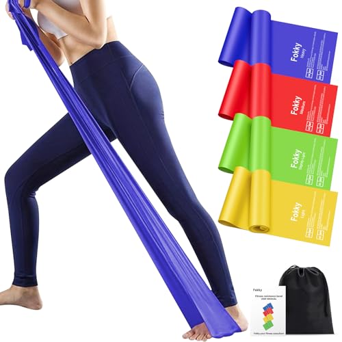 Tira de resistência para treino em casa 4 peças Fokky - Bandas de exercício - treino, resistência, 4 peças