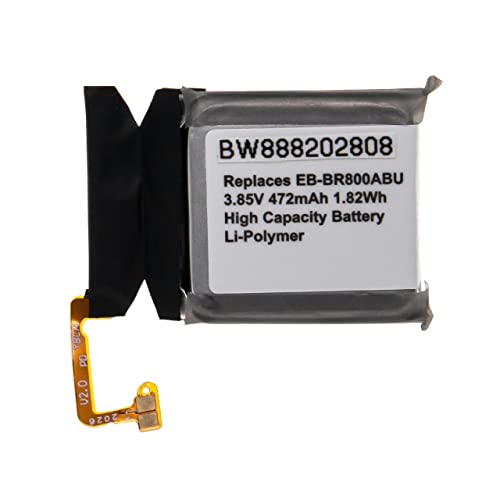 Bateria Recarregável para Smartwatch SAMSUNG Sm-R800 VHBW - Baterias - 472mAh, Gear Fit 2, 7 dias