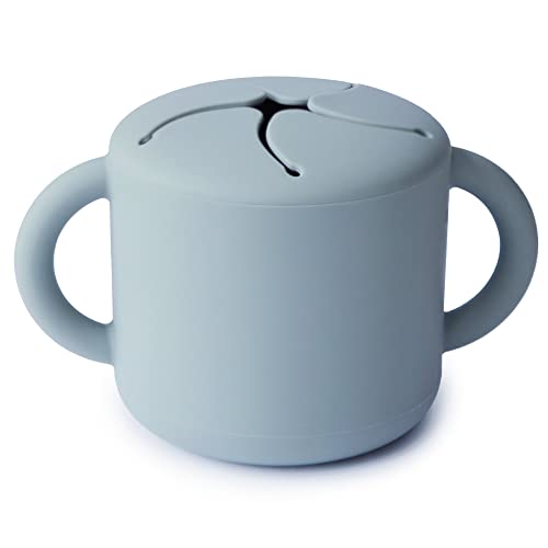 Mushie Snack Silicone Blue 0.3l (Recondicionado Como Novo) mushie - Canecas - silicone, 0.3l, recondicionado, ergonómicas