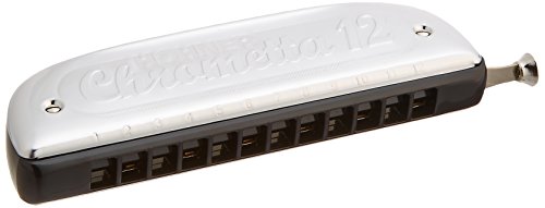 Hohner Chrometta 12C Harpa de Metal Cinzento Hohner - Acessórios para instrumentos musicais e orquestra - armónica, metal, 12 canções, compacta